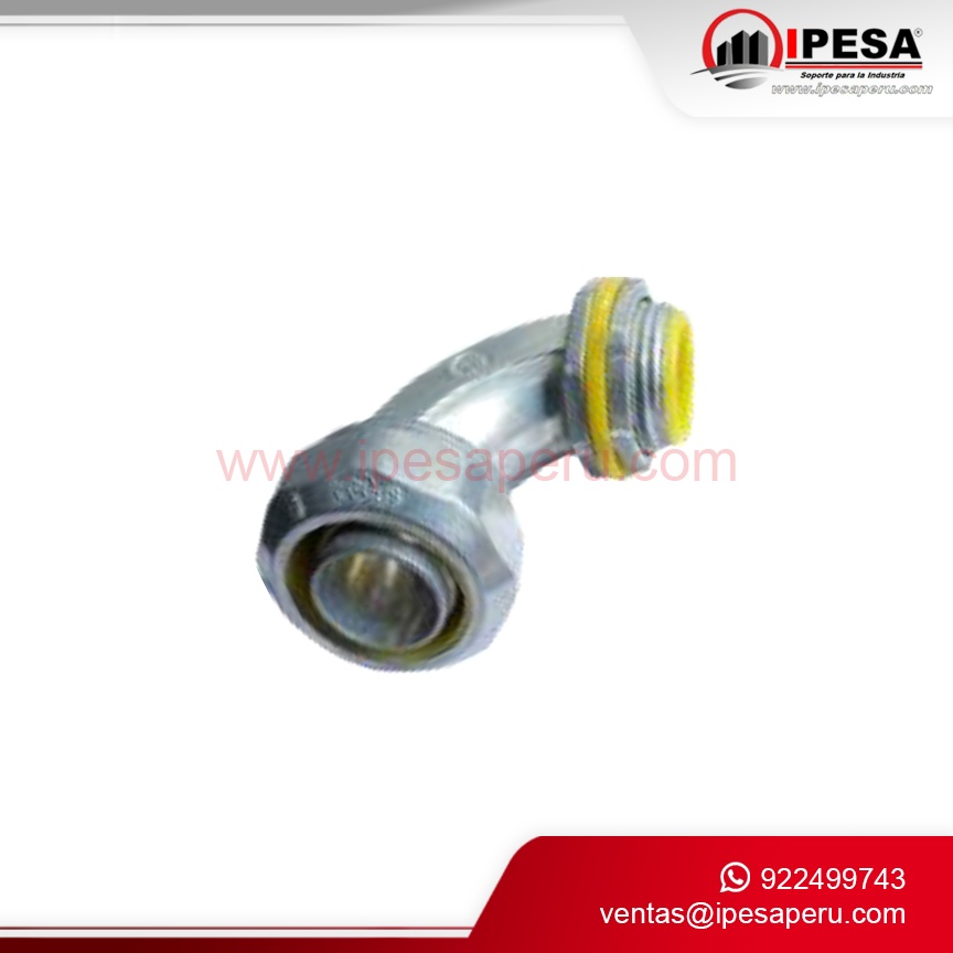 LIQUID CONECTOR CURVO 1´´
