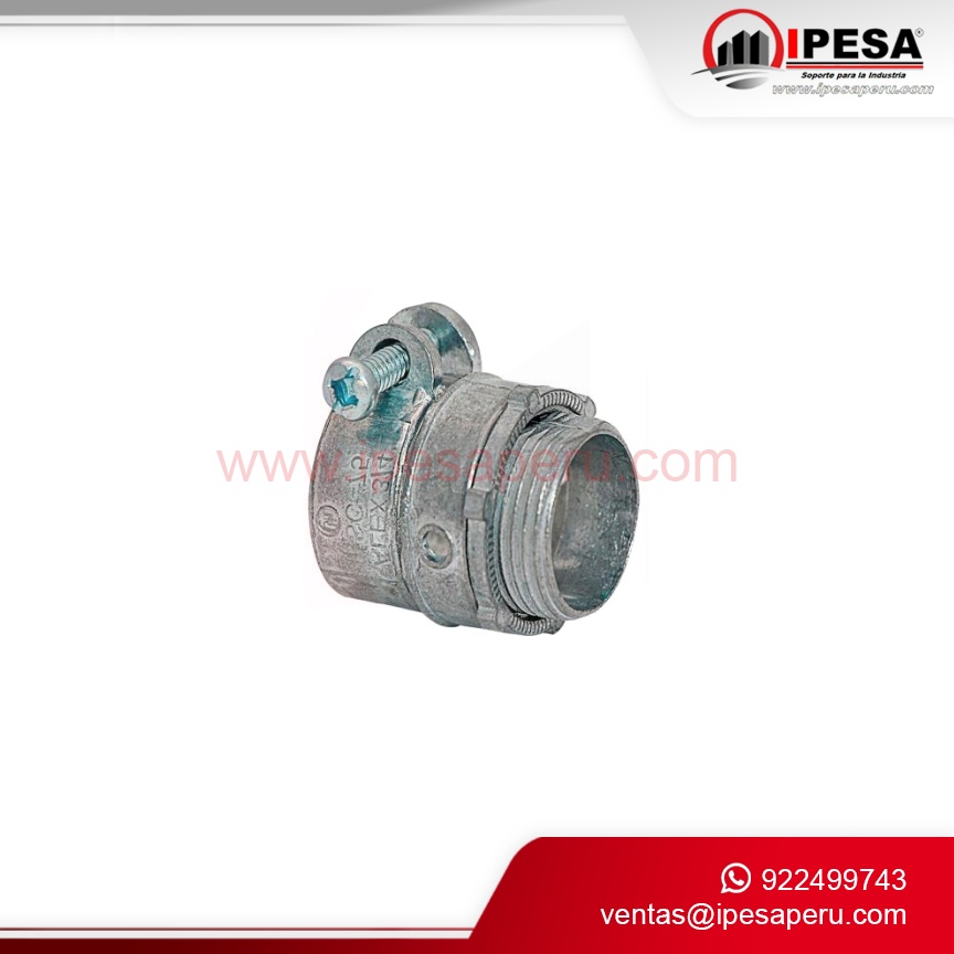 CONECTOR SIMPLE RECTO 3/4´´