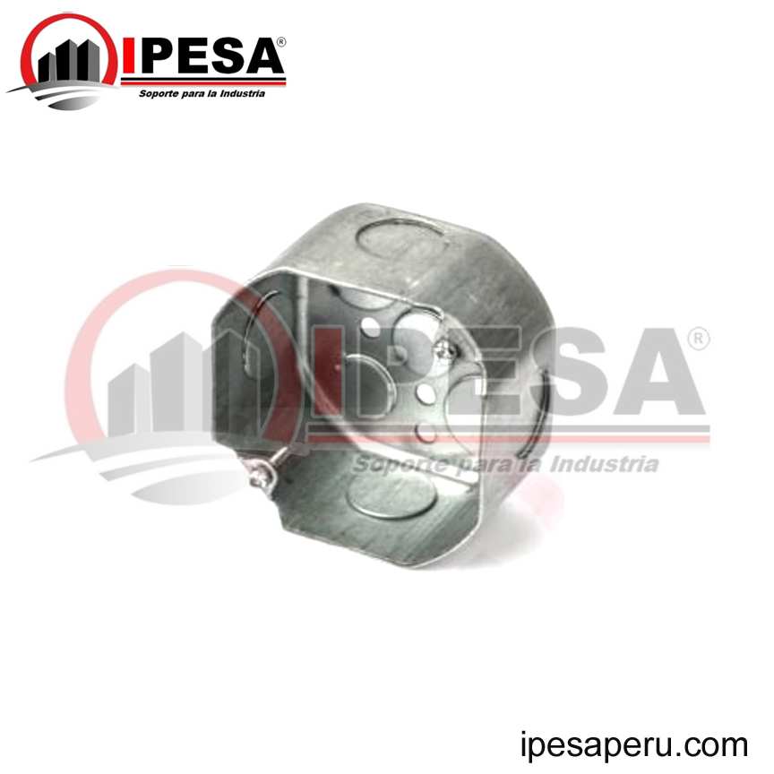 CAJA METALICO OCTAGONAL 1.5MM 1/2´´